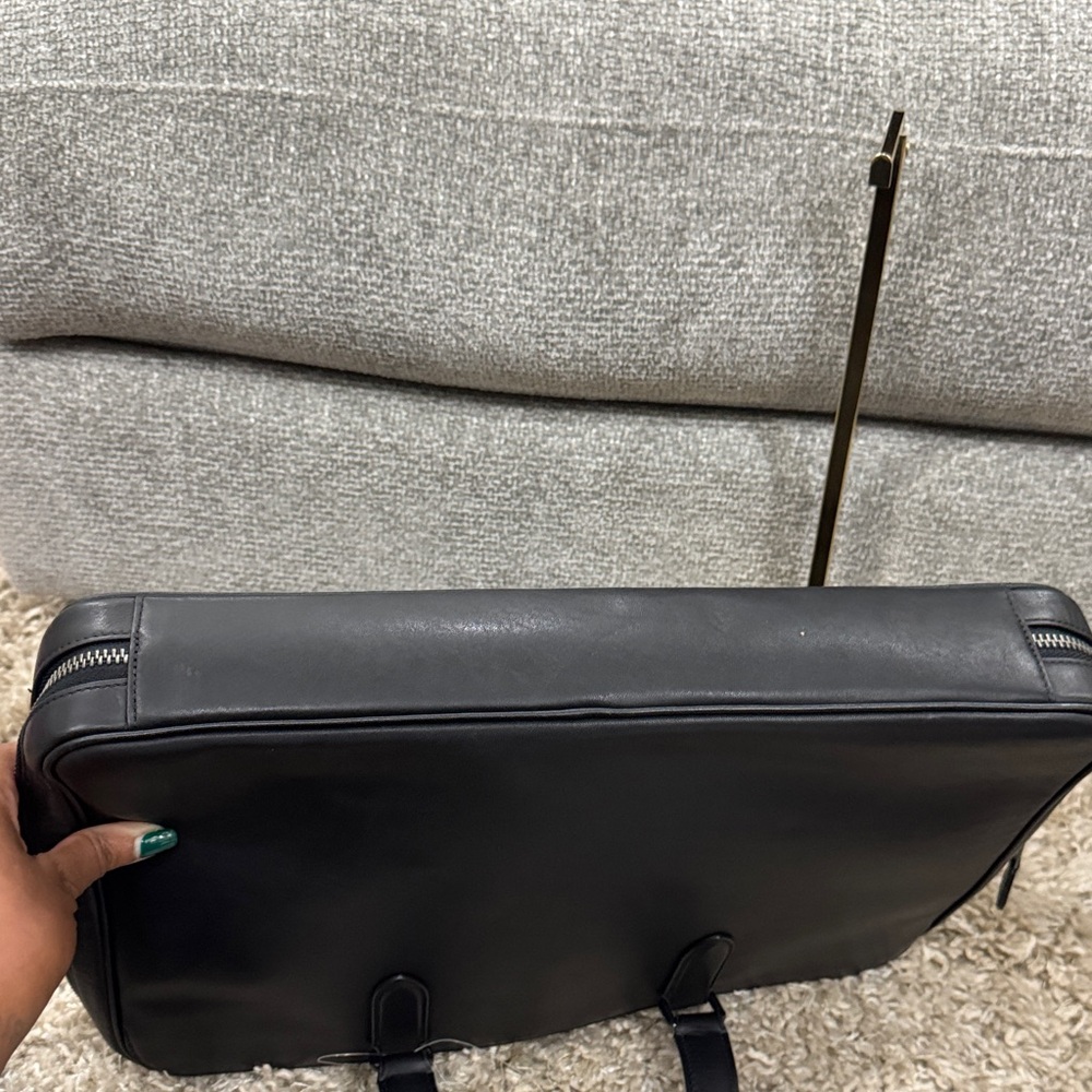 2023 Coach Black Leather Men's Briefcase - Picture 9 of 11